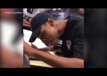 პიცის მცხობელს, რომელმაც პიცის ცომში ჩააფურთხა, 4 წლამდე ციხე ემუქრება